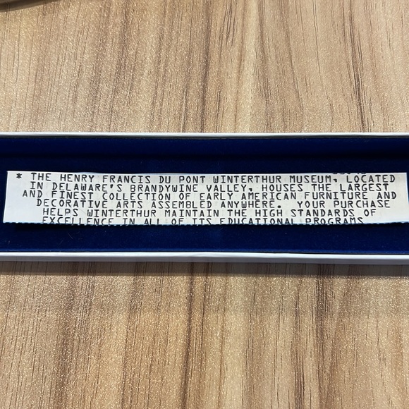 Vintage Reed and Barton Silverplate Winterthur Museum Letter Opener - Picture 7 of 8